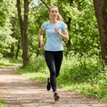 Moteriški bėgimo marškinėliai Joma Record III light blue 9
