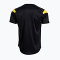 Vyriški marškinėliai Joma Montreal black/yellow 2