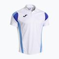 Vyriški teniso marškinėliai Joma Montreal white/sky blue 2
