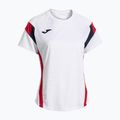 Moteriški teniso marškinėliai Joma Montreal white / red 3