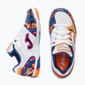 Vaikiški futbolo batai Joma Top Flex Jr IN white-orange 4
