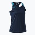 Moteriški teniso marškinėliai Joma Terra Tank Top dark navy/turquoise fluor 3