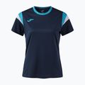 Moteriški teniso marškinėliai Joma Terra dark navy/turquoise fluor
