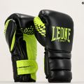 LEONE 1947 Carbon22 juodai žalios bokso pirštinės GN222 16