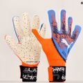 PUMA Ultra Ultimate1 NC vartininko pirštinės ultra oranžinės/mėlynos spalvos blizgučiai 11