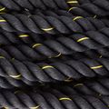 TRX treniruočių virvė 3,8 cm x 15,24 m juoda EXROPE-50 4