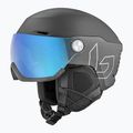 Slidinėjimo šalmas Bollé V-Ryft Pure black coal matte/photochromic blue