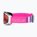 Vaikiški slidinėjimo akiniai Bollé Rocket white& pink matte/ vermillon 4