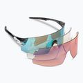 Tifosi Rail Xc Clarion crystal smoke/clarion blue/ac red/clear dviratininkų akiniai
