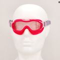 Vaikiška plaukimo kaukė Speedo Sea Squad Mask Jr electric pink/miami lilac/blossom/clear 8