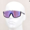 Julbo Fury Spectron 1 blizgantys permatomi pilki/violetiniai dviratininkų akiniai 9