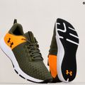 "Under Armour Charged Engage 2" vyriški treniruočių bateliai marine from green/formula orange/black 17