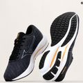 Vyriški bėgimo bateliai Mizuno Wave Rider 26 2E odyssey gray/metallic gray/pale marigold 12