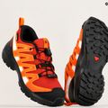 Salomon Xa Pro V8 CSWP red/black/opeppe vaikiški trekingo batai 18
