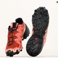 Salomon Speedcross 6 moteriški bėgimo bateliai cow hide/black/english rose 14