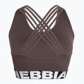 NEBBIA Medium Impact Cross rudos spalvos fitneso liemenėlė 5