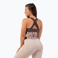 NEBBIA Medium Impact Cross rudos spalvos fitneso liemenėlė 2