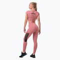 Moteriškos treniruočių tamprės NEBBIA Mesh High-Waist old rose 7
