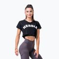 Treniruočių viršutinė dalis moterims NEBBIA Loose Fit & Sporty Crop Top black 5830110