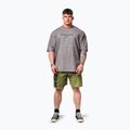 Vyriški treniruočių marškinėliai NEBBIA Washed-Off Heavyweight No Shortcuts light grey 2