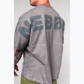 Vyriški treniruočių marškinėliai NEBBIA Washed-Off Heavyweight No Shortcuts light grey 5