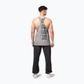 Vyriškas treniruočių tank topas NEBBIA Washed-Off Stringer Max Out light grey 3