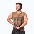 Vyriškas treniruočių tank topas Washed-Off Beastin light brown