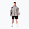 Vyriškas treniruočių džemperis NEBBIA Washed-Off Hoodie NO BS light grey 2