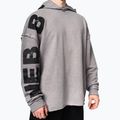 Vyriškas treniruočių džemperis NEBBIA Washed-Off Hoodie NO BS light grey 4