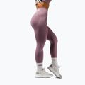 Moteriškos treniruočių tamprės NEBBIA Flow Seamless Hight Waist Push Up pink 4