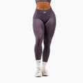 Moteriškos treniruočių tamprės NEBBIA Flow Seamless Maximum Push-Up dark grey