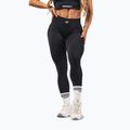 Moteriškos treniruočių tamprės NEBBIA Flow Seamless Push Up Black