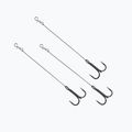 Delphin Bomb Twisto Rigs volframo pavadėlis 3 vnt. juodas 669004008 2