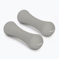 Hanteliai GymBeam Neoprene Dumbbells 2 x 1 kg light grey