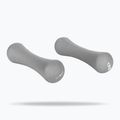 Hanteliai GymBeam Neoprene Dumbbells 2 x 1 kg light grey
