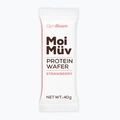 Baltyminis vaflis GymBeam MoiMüv 40 g strawberry