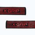 Kėlimo dirželiai GymBeam X-Grip black/red 2