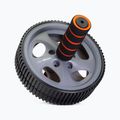 Ratukas pilvo raumenų pratimams GymBeam Ab Wheel juoda/pilka/oranžinė 2