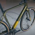 Superior X-ROAD Team Comp GR gloss olive/chrome žvyro dviratis 8