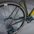 Superior X-ROAD Team Comp GR gloss olive/chrome žvyro dviratis 11