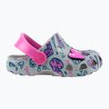 Vaikiški sandalai Coqui Little Frog mid.grey/fuchsia love/amulet 9