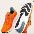 ASICS Gel-Pulse 14 vyriški bėgimo bateliai ryškiai oranžinė/juoda 18
