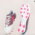 Vyriški futbolo bateliai Diadora Brasil Elite Veloce GR LPU white/pink fluo/blue fluo 19