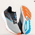 Brooks Launch 10 vyrų bėgimo bateliai juoda/atomiškai mėlyna/skarletinė ibis 12
