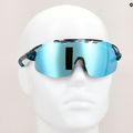 Tifosi Sledge Lite Clarion crystal smoke/clarion blue/ac red/clear dviratininkų akiniai 8