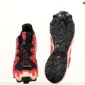 Salomon Speedcross 6 GTX vyriški bėgimo bateliai black/red dahlia/poppy red 14