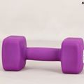 Neopreninis 10 kg hantelis Pure2Improve violetinės spalvos P2I201460 6