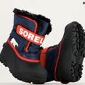 Sorel Snow Commander vaikiški trekingo batai nocturnal/sail red 14