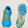 Moteriški bėgimo bateliai HOKA Evo Jawz cyan/citrus 14