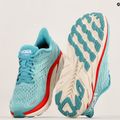 Moteriški bėgimo bateliai HOKA Clifton 8 Wide aquarelle/eggshell blue 11